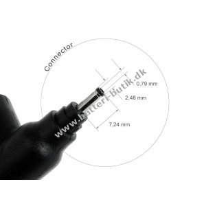 Stik Nr.26 til Notebook Strmforsyning 2,5x0,8x7,2mm