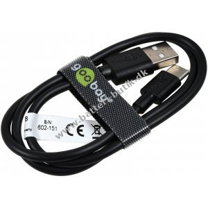 goobay USB-C Lade og Synkroniseringskabel til enheder med USB-C-forbindelse  , 0,5m, Sort