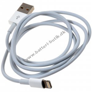 Apple MD818ZM/A Lightning på USB Ladekabel til iPhone 5 1m