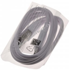 Original Ladekabel Samsung EP-DR140AWE til f.eks. Samsung Galaxy A02s, A11, A13 etc. 0,8m Datakabel 15W Hvid USB-C