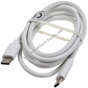 Daten-Ladekabel USBC-C på USB-C 65W 1m Hvid