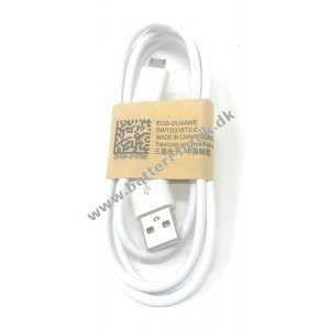 Original Samsung USB-Lade-Kabel / Data-Kabel til Samsung Galaxy S3 / S3 Mini Hvid 1m