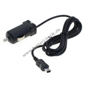 Bil-Ladekabel / Lader / AutoLader til Cigarettænder med Mini USB 1A