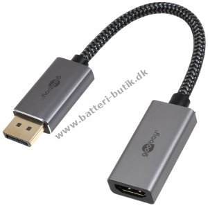goobay DisplayPort til HDMI-adapterkabel, 8K/60 Hz