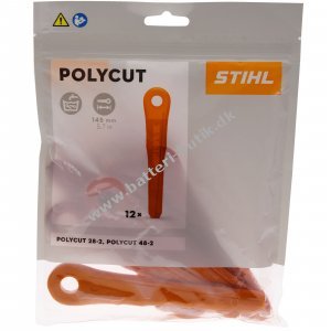 12x Stihl plastikkniv PolyCut 28-2 og 48-2, 40020071000