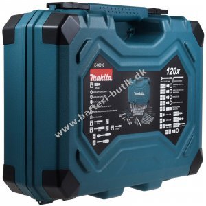 Makita E-06616 værktøjskuffert 120 stk