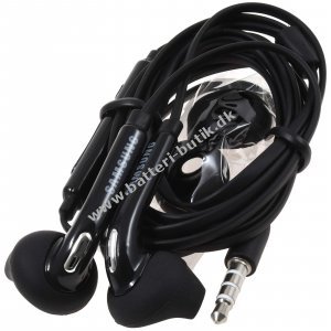 Samsung EO-EG920BB in Ear hovedtelefoner Headset Stereo 3,5mm Galaxy S6 S7 Sort