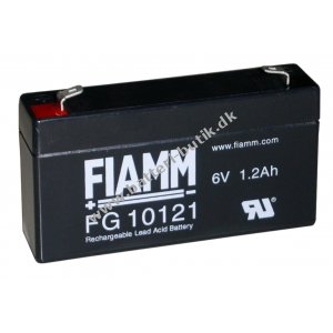 Fiamm Blybatteri FG10121 6V 1,2Ah