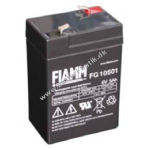 Fiamm Blybatteri FG10501 6V 5Ah