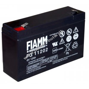 Fiamm Blybatteri FG11202 6V 12Ah