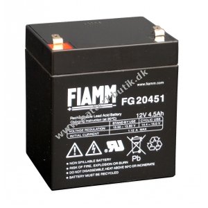 Fiamm Blybatteri FG20451 12V 4,5Ah