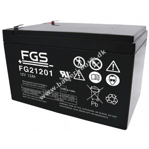 FGS FG21201 Blybatteri 12V 12Ah