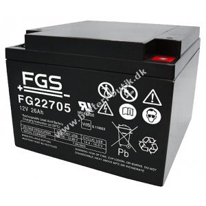 FGS FG22705 Blybatteri 12V 26Ah