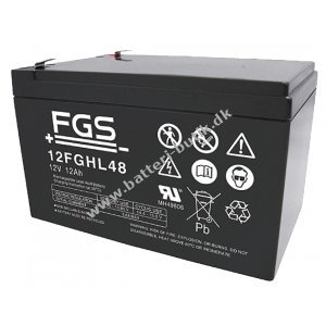 FGS 12FGHL48 High Rate Longlife Blybatteri 12V 12Ah