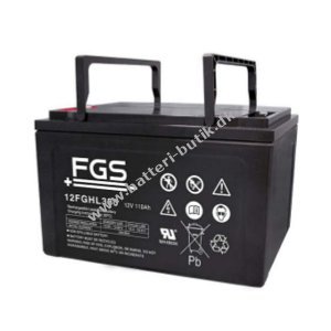 FGS 12FGHL380 High Rate Longlife Blybatteri 12V 110Ah