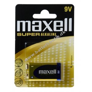 Maxell Super Alkaline Batterier 6LR61 E 1er blister