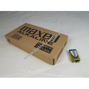 Maxell Alkaline Batterier 6LR61 E 12 stk