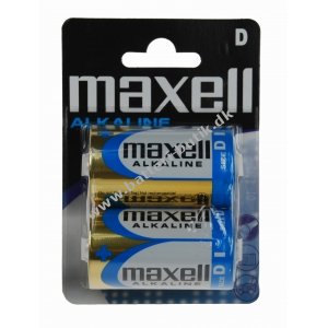 Maxell Alkaline Batterier LR20 D 2er blister