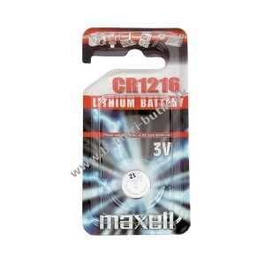 Maxell Lithium Batteri CR1216 1er blister