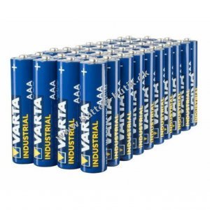 Varta Industrial Pro Alkaline Batterier LR03 AAA 10er x 4 (40 batterier) 4003211111