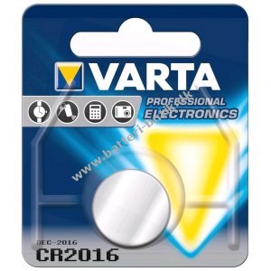 Varta CR2016 Knapcelle Batteri Lithium 3V 1 blister x 100 (100 batterier)