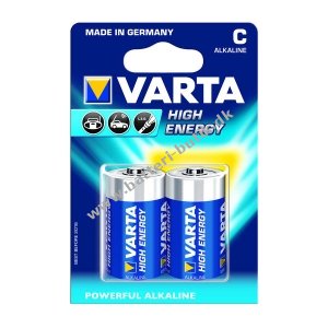 Varta Longlife Power Alkaline Batteri LR14 C 2er 04914121412