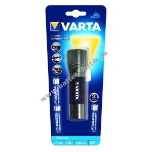 Varta Lygte 1 Watt LED Outdoor Pro 3AAA