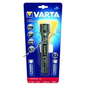 Varta Lygte 1Watt Sportsmann LED 2AA