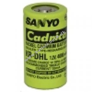 Sanyo batteri KR-DHL NiCd 1,2V 4000mAh