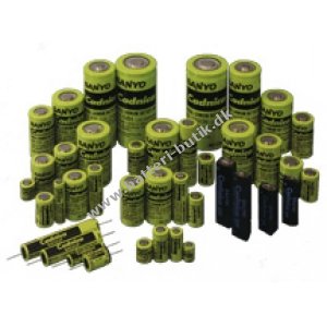 Sanyo batteri N-1700SCC NiCd 1,2V 1700mAh