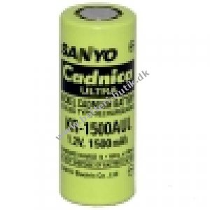 Sanyo batteri KR-1500AUL NiCd 1,2V 1500mAh