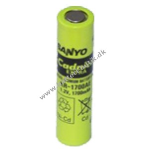 Sanyo batteri KR-1700AE NiCd 1,2V 1700mAh