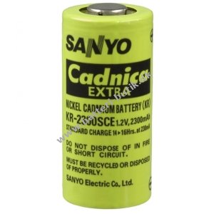 Sanyo batteri KR-2300SCE NiCd 1,2V 2300mAh