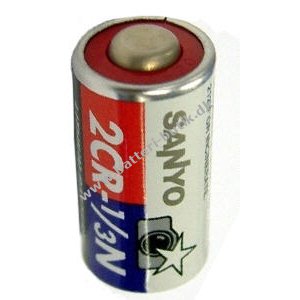 Sanyo batteri 2CR-1/3N Lithium 6V 160mAh