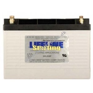 Lifeline Start Batteri blybatteri GPL-3100T 12V 100Ah