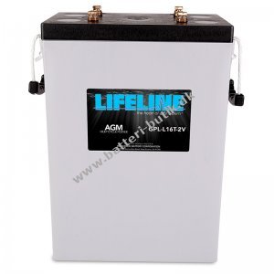 Lifeline Deep Cycle blybatteri GPL-L16-2V 2V 1200Ah