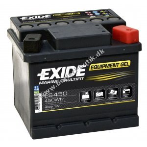 Exide ES450 Equipment Gel Batteri 12V 40Ah