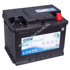 Exide EP500 Dual AGM Batteri 12V 60Ah
