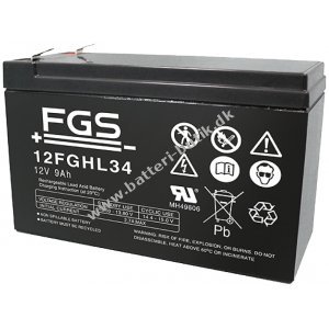 FGS Batteri til Heymer Hewo 130+160 (12FGHL34 FGC20902) 12V 9Ah AGM 5 stk.