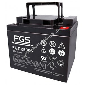 FGS Batteri til Shoprider Scooter Sprinter, 889-3,889-4,SprinterXL4 (FGC25005) 12V 50Ah AGM