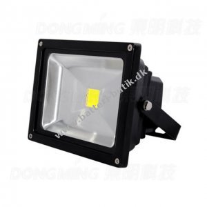 LED Projektør, 120°, IP65, 24VDC AC,1 stk. COB LED, 20W, Cool White, 1800lm