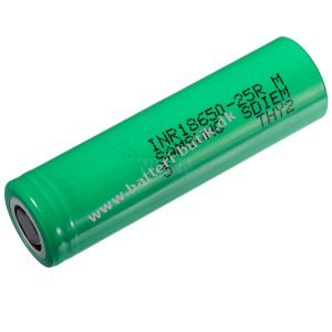 Samsung INR18650-25R 3,6V 2500mAh Li-Ion Celle Løse 1 stk.