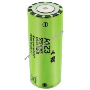 Batteri A123 ANR26650M1B 3,3V 2500mAh LiFePO4