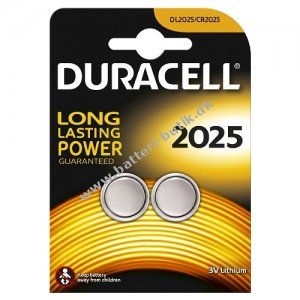 Duracell CR2025 Lithium Knapcelle 2er Blister