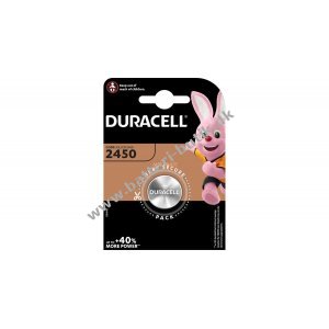 Duracell CR2450 Lithium Knapcelle 1er Blister x 100 (100 batterier)