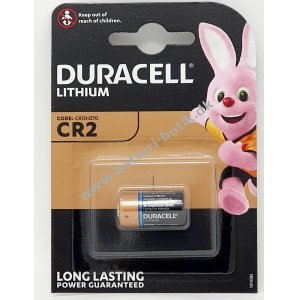Duracell CR-2 Lithium Fotobatteri 3V 780mAh 1 Blister 50 stk (50 Batterier)