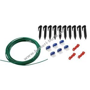 Reparationskit til Wolf Garten Robotplneklipper - 5m kabel (2,7mm), 10 plkker, 6 samlere, 3 kabelstik