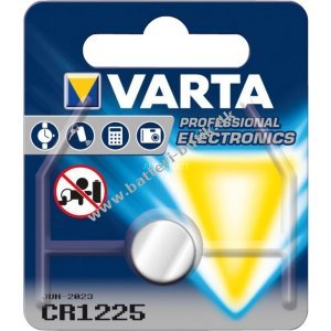 Varta CR1225 Knapcelle Batteri Lithium 3V 1 blister x 10 (10 batterier)