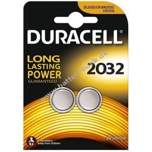 Duracell CR2032 Lithium Knapcelle Batteri 2er Blister x 100 (200 batterier)