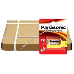 Panasonic CR123A Lithium Batteri 3V 100 x 1 stk blister (100 batterier)